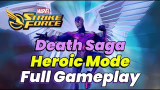 Death Saga Guide: Heroic Difficulty, Archangel AWAKENED Unlock! Full Gameplay | MARVEL Strike Force