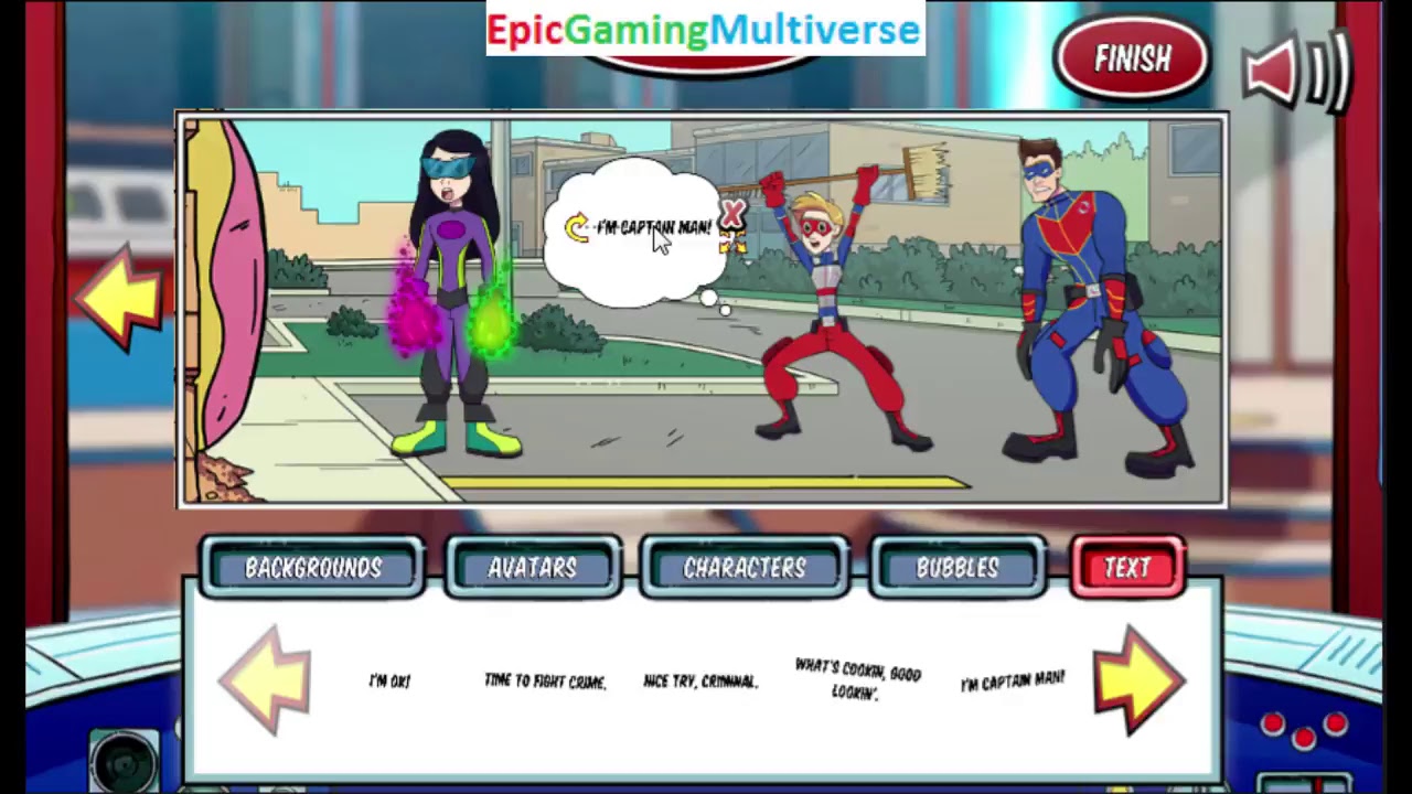 Henry Danger Cartoon Creator Gameplay