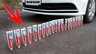 Experiment Car Vs Toothpaste
