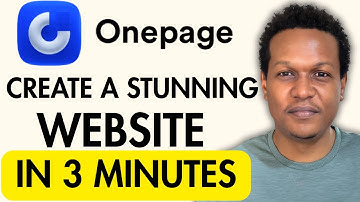 ONEPAGE AI WEBSITE BUILDER TUTORIAL | Bouw in enkele minuten een verbluffende one-page website!