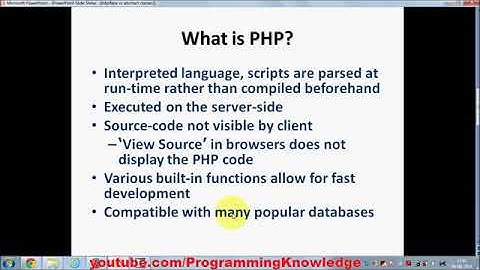 PHP Tutorial for Beginners 1 # Getting Started and Introduction to PHP For Absolute Beginners   YouT