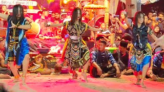 SOLAH SRAMPAT TARISA KASOL & NATHALIA RATU CELENG CANTIK BIKIN PENONTON MELONGO JARANAN NOGO PERTOLO