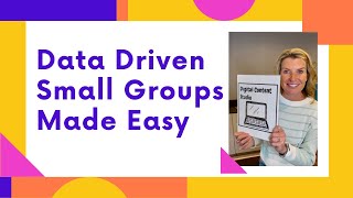 Using Data to Drive Small Group Instruction