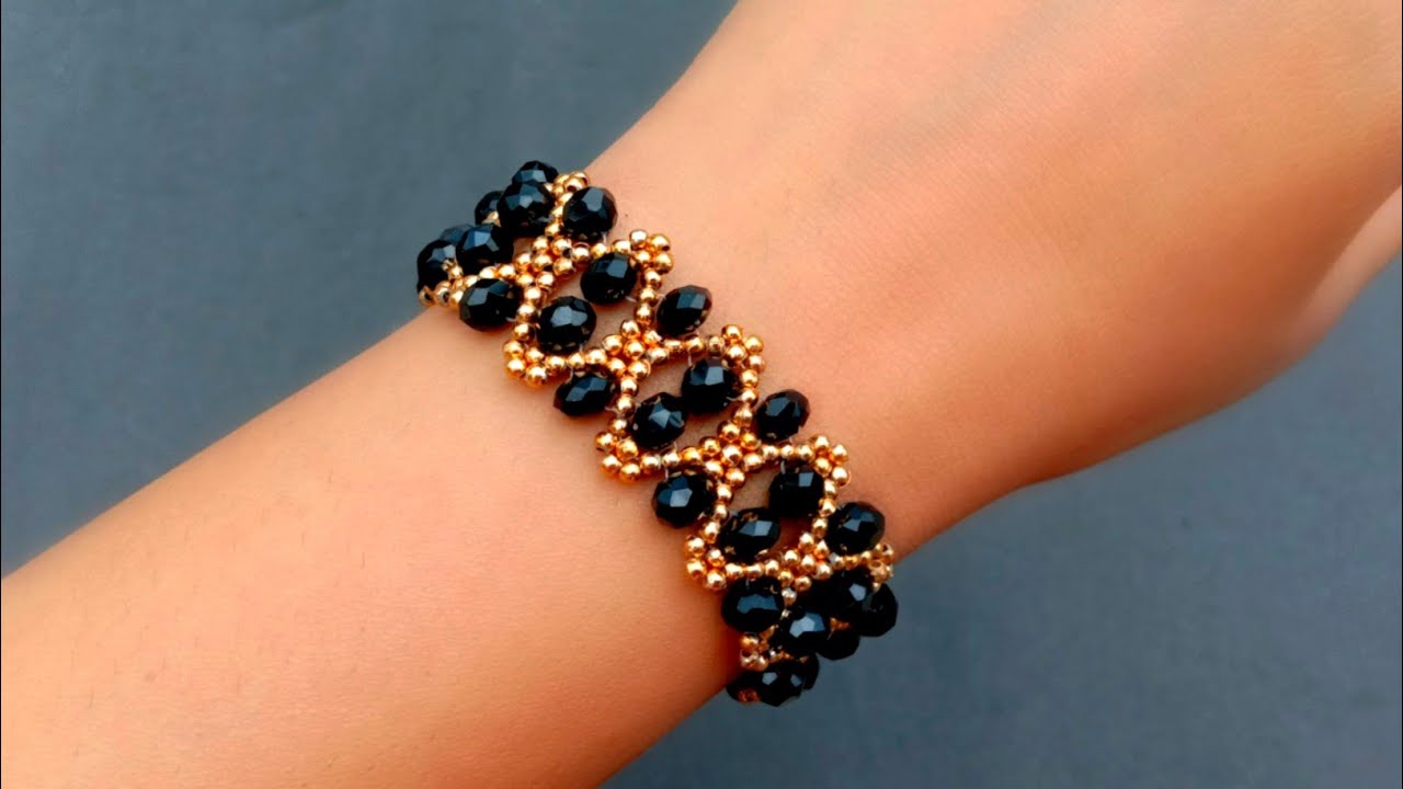 1 how to make bracelet crystal seed beads bracelet useful easy youtube bead woven bracelet bead jewellery beaded bracelets tutorial