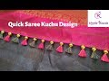 Saree Kuchu With Beads in Less than 1 Min | Double Color Baby Kuchu in Kannada-www.knottythreadz.net