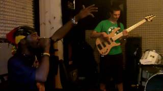 Natty King 'real herbalist' rehearsal with the Najavibes