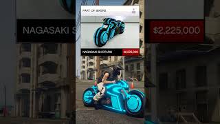 ✅TOP 5 FASTEST MOTORCYCLES IN GTA 5 ONLINE #shorts