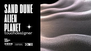 TouchDesigner Tutorial: Create Alien Planet Sand Dune Textures - SOP Instancing & Learn Coordinates Wealth