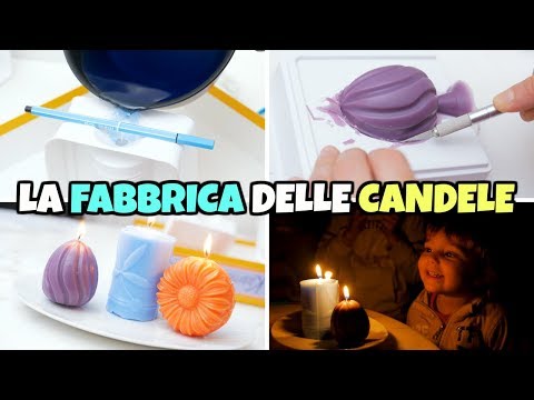 La FABBRICA delle CANDELE: Profumate, Colorate e Facili da fare