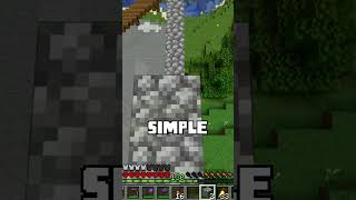 How To Place Blocks Fast In Minecraft #minecraft