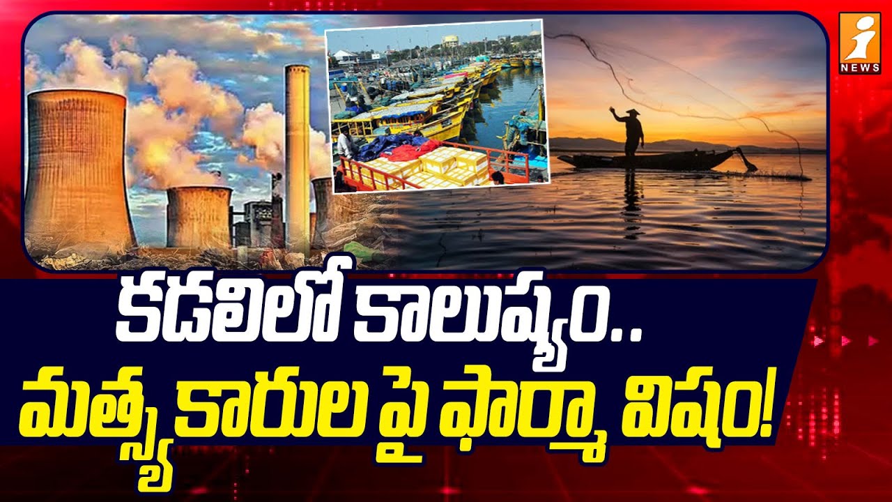 కడలిలో కాలుష్యం..మత్స్యకారుల పై ఫార్మా వి*షం! | Ground Report On Srikakulam Sea | iNews