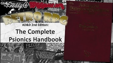 The Complete Psionics Handbook (AD&D 2nd Edtion, TSR, 1991) | Retro RPG