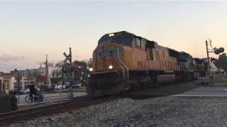 UP 4057 Leads NS 222 Thru Norcross, GA 4/3/18