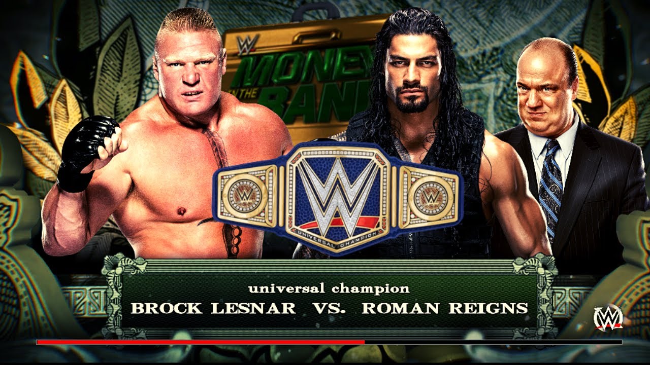 WWE Money In The Bank 2022 Roman Reigns Vs Brock Lesnar wwe2k YouTube
