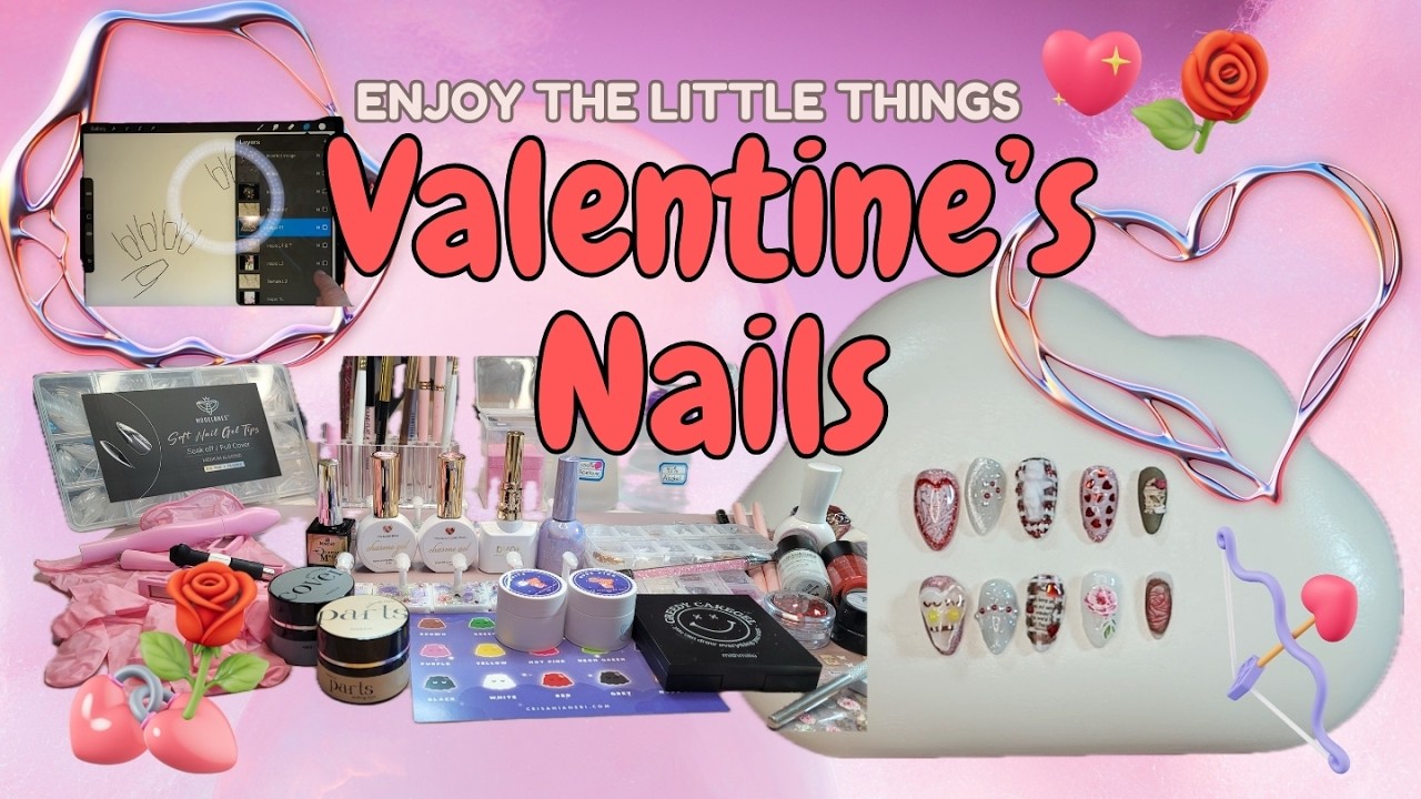 ENJOY THE LITTLE THINGS / VALENTINE'S DAY NAIL SET