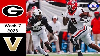 #1 Georgia vs Vanderbilt Highlights | Week 7 | 2023 College Football