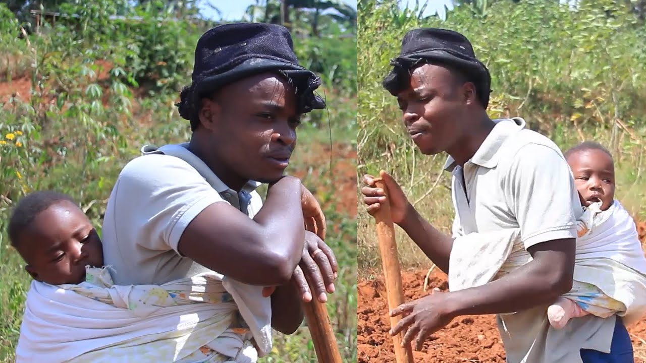 Nudaseka turakwishyura : Wamuhanzi uririmba ahetse umwana aradusekeje imbavu ziraturya