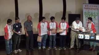 Winners of the Bigas2 Hack at IRRI (1 September 2013)