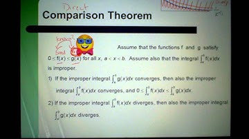 BC Calc: Comparison Tests for Improper Integrals