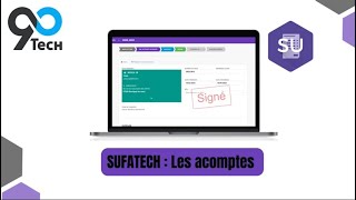 La minute 90TECH : Les acomptes