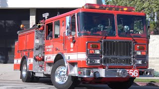 LAFD Engine 56 (reserve) Responding