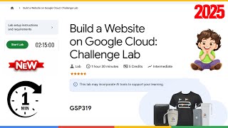 Build a Website on Google Cloud: Challenge Lab | GSP319 Profile