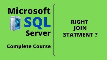 SQL Server Complete Course | SQL Server Tutorial | Right join in Microsoft SQL Server | Part 12