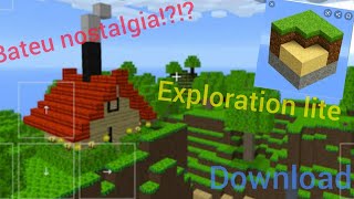 A cópia de minecraft mais nostálgica da terra - Exploration lite screenshot 4