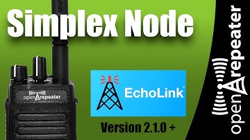 OpenRepeater - Simplex/Echolink Node