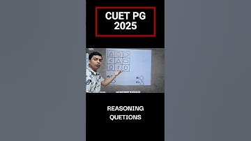 CUET UG/PG 2025 | REASONING | MISSING PATTERN QUESTION  #jeemains #cuetpgexamination  #mathproblems