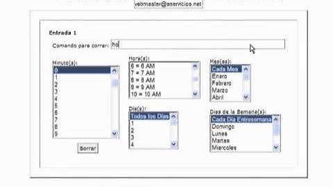 Configurar Cron Job Basico