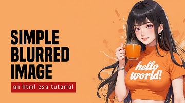 Blurred Image In HTML CSS