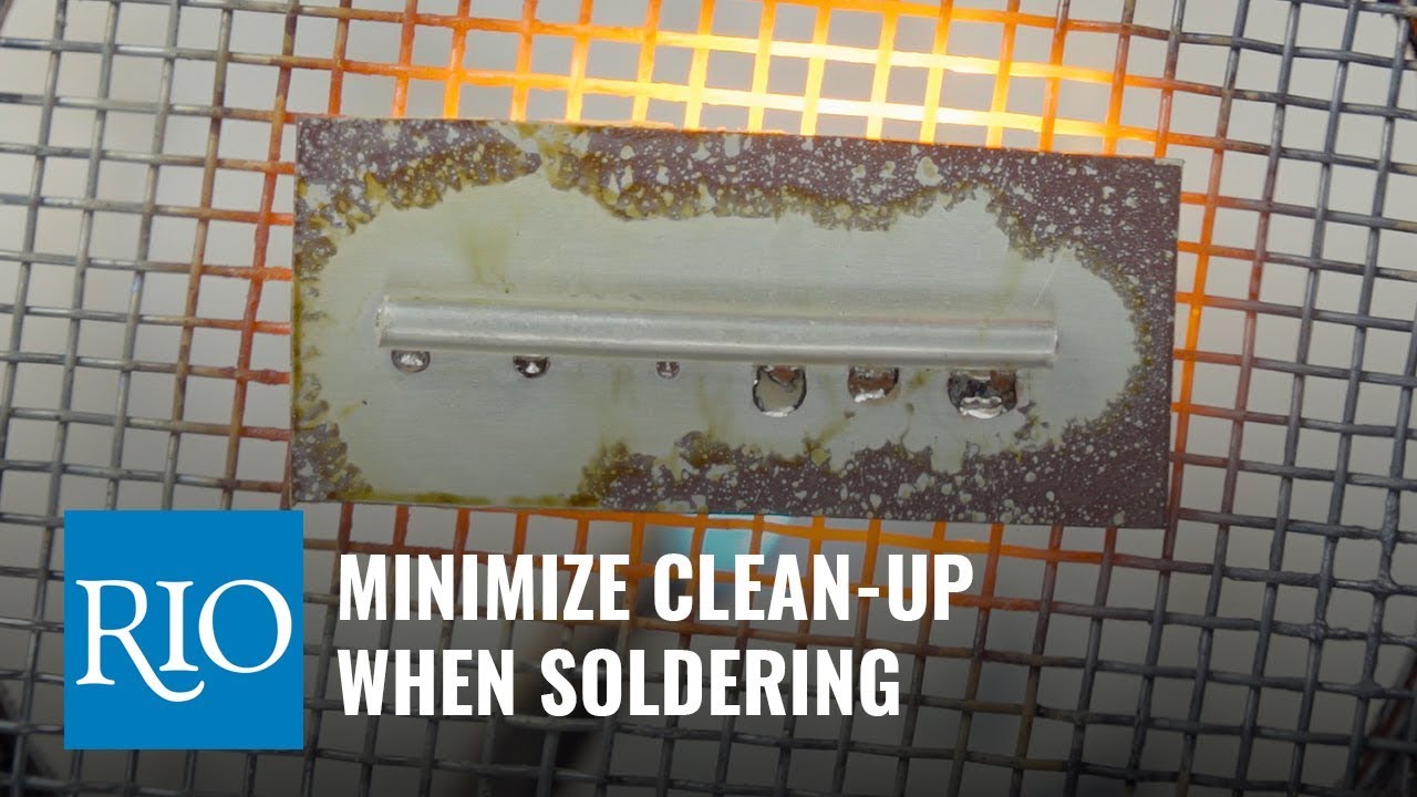 Minimize Clean Up When Soldering