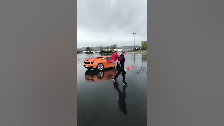 FERRARI crashes into LAMBORGHINI