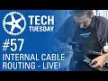 Internal routing of dropper seat post  live  tech tuesday 57