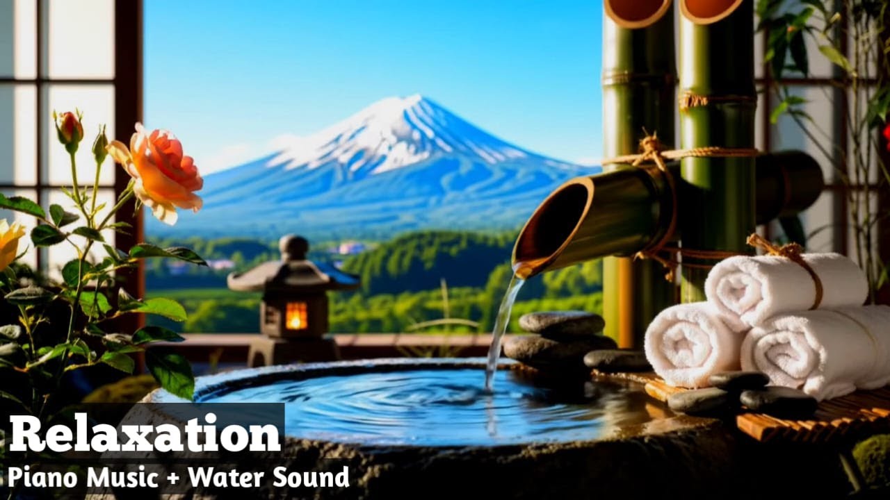 Relaxing Piano Music with Bamboo Water Fountain πΏ Japanese Zen Garden for Stress Relief Relaxing Piano Music with Bamboo Water Fountain πΏ Japanese Zen Garden for Stress Relief