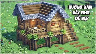 Minecraft | Hướng Dẫn Cách Xây Nhà Gỗ Sinh Tồn Đơn Giản Siêu Đẹp  ZENER (#22)