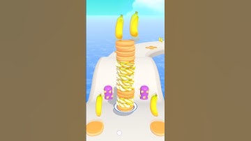 #Pancake Run 🍇🍒🍓 Gameplay All Levels Walkthrough Game Mobile Updated version 2.6  Level 1 #shorts