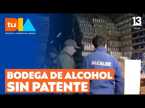 Allanan bodega ilegal de alcohol en Independencia: Según investigación abastecería clandestinos
