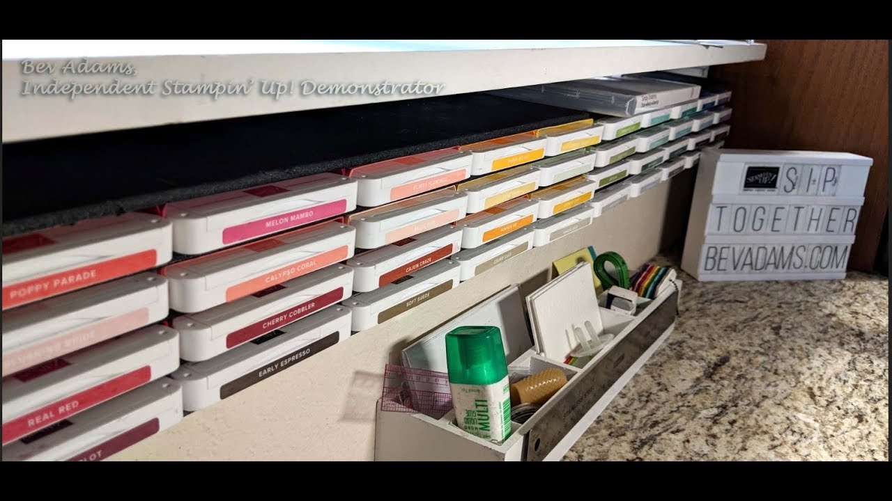 Stamp Pad Storage Solution 2018 YouTube