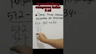 Operasi hitung campuran kelas 2 sd #shortsvideo #shorts #operasihitungcampuran #matematikakelas2sd