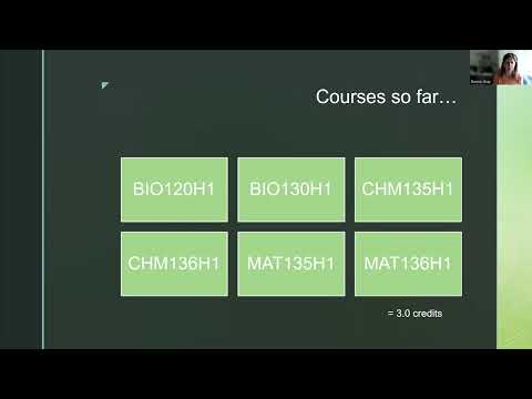 Selecting Your Courses: Life Sciences