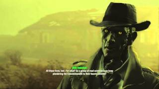 Fallout 4 Nick Valentine's reaction to siding with the Institute.
