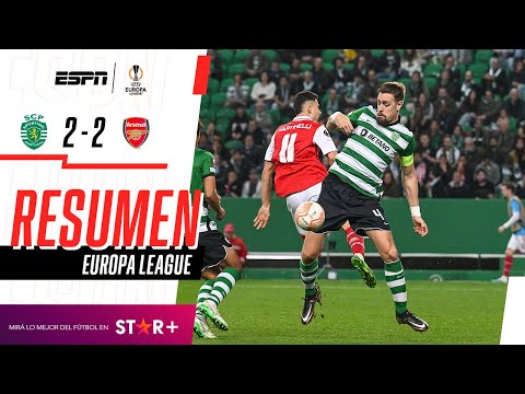 ¡PARTIDAZO Y EMPATE ENTRE LEONES Y GUNNERS EN LISBOA! | Sporting CP 2-2 Arsenal | RESUMEN