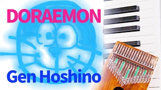 Doraemon Gen Hoshino Kalimba Tabs Letter Number Notes Tutorial Kalimbatabs Net