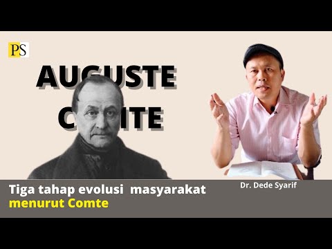 Auguste Comte: Tiga Tahap Evolusi Masyarakat