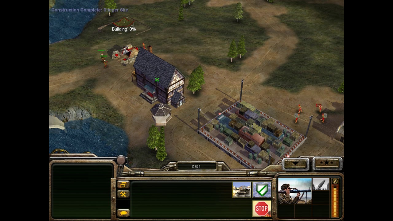 C&C Generals Zero Hour 1vs3 Hard impossible