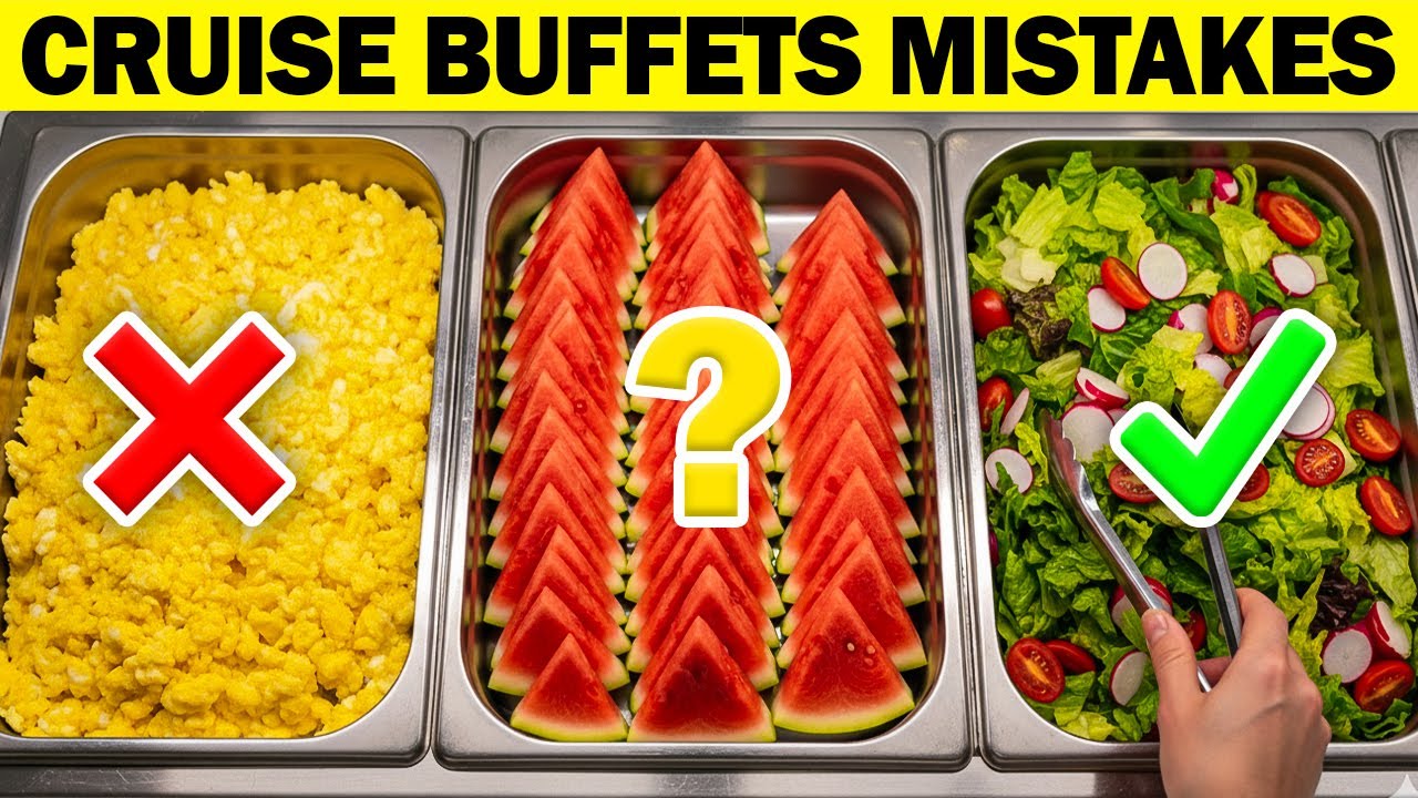 Dumb MISTAKES Everyone Makes When Eating At Cruise BUFFETS!