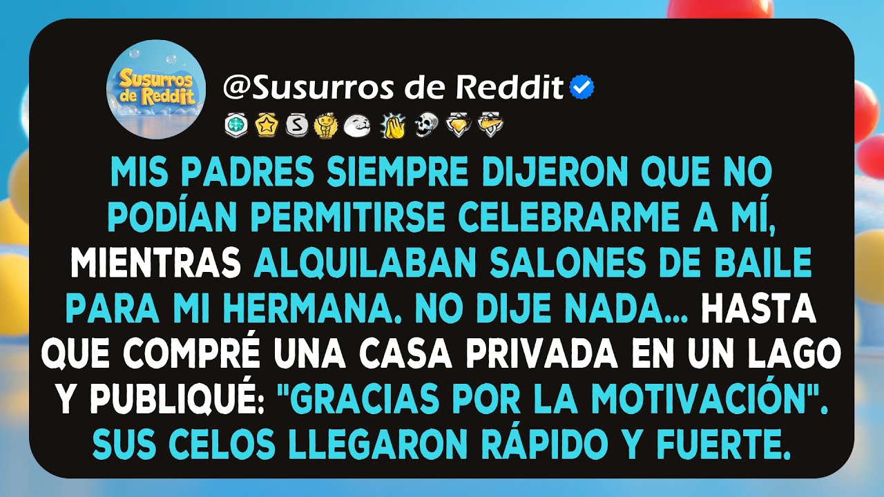Mis padres decían que no podían permitirse celebrarme a mí mientras alquilaban salones de baile para