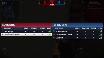 Modern combat 5 ( When you get a good ping)😍✌️